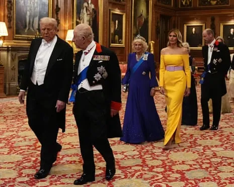 Royals Present Grand Welcome Amid Protests; Jimmy Kimmel Taken Off Air Over Kirk Remarks